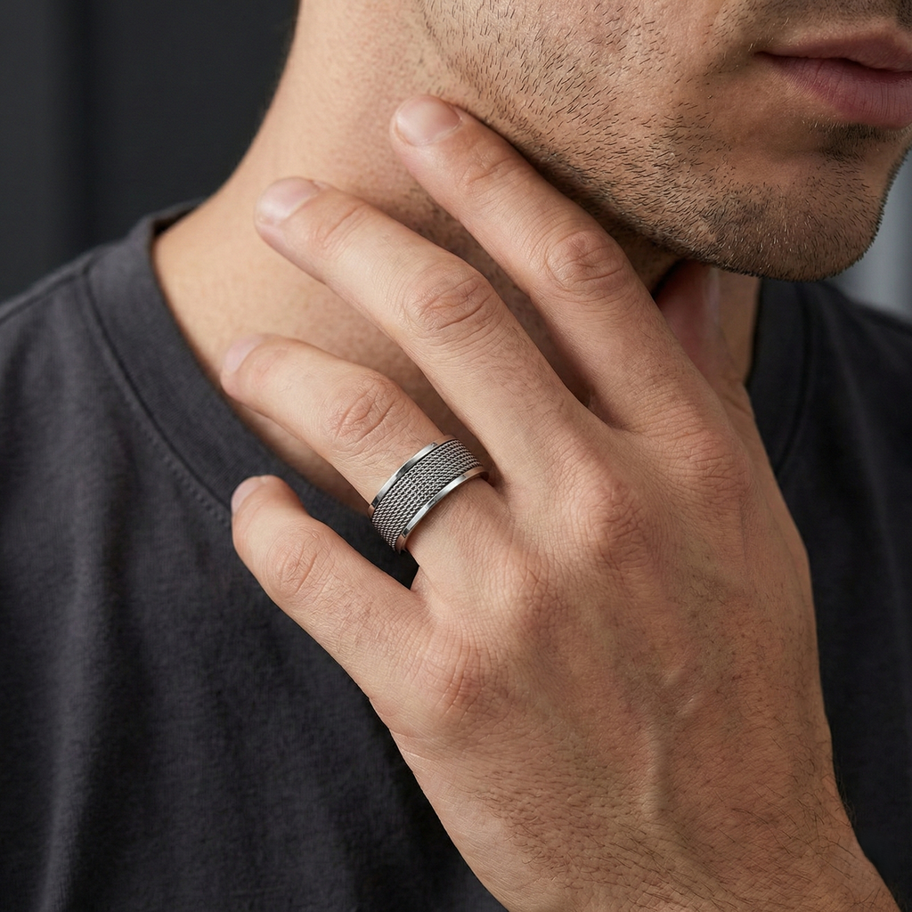 Anillo Giratorio4 Plateado