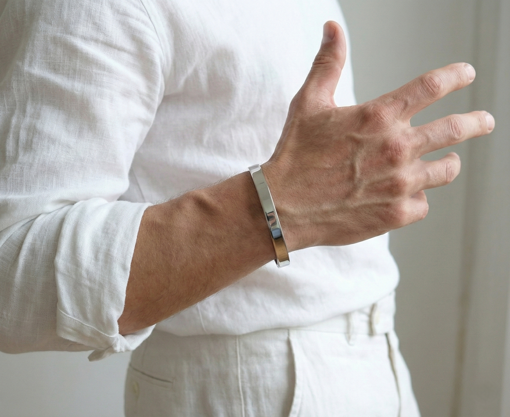 Pulsera Lisa4 Plateado