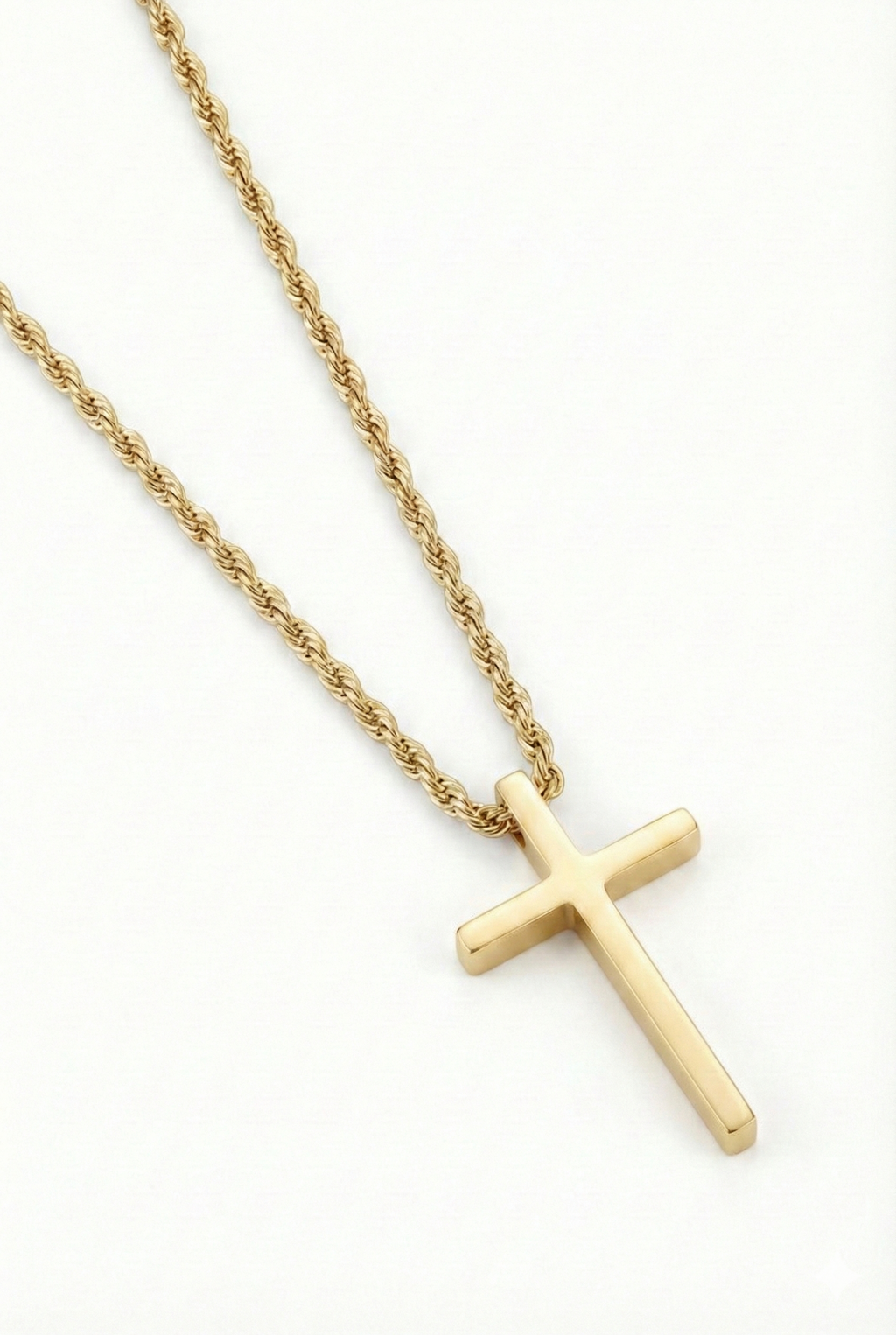 Collar Cruz2 Dorado