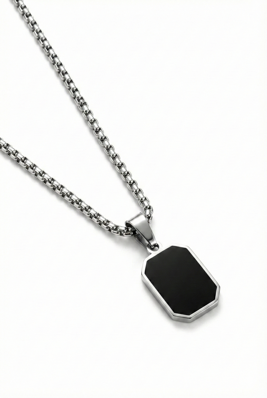 Collar Espejo2 Plateado
