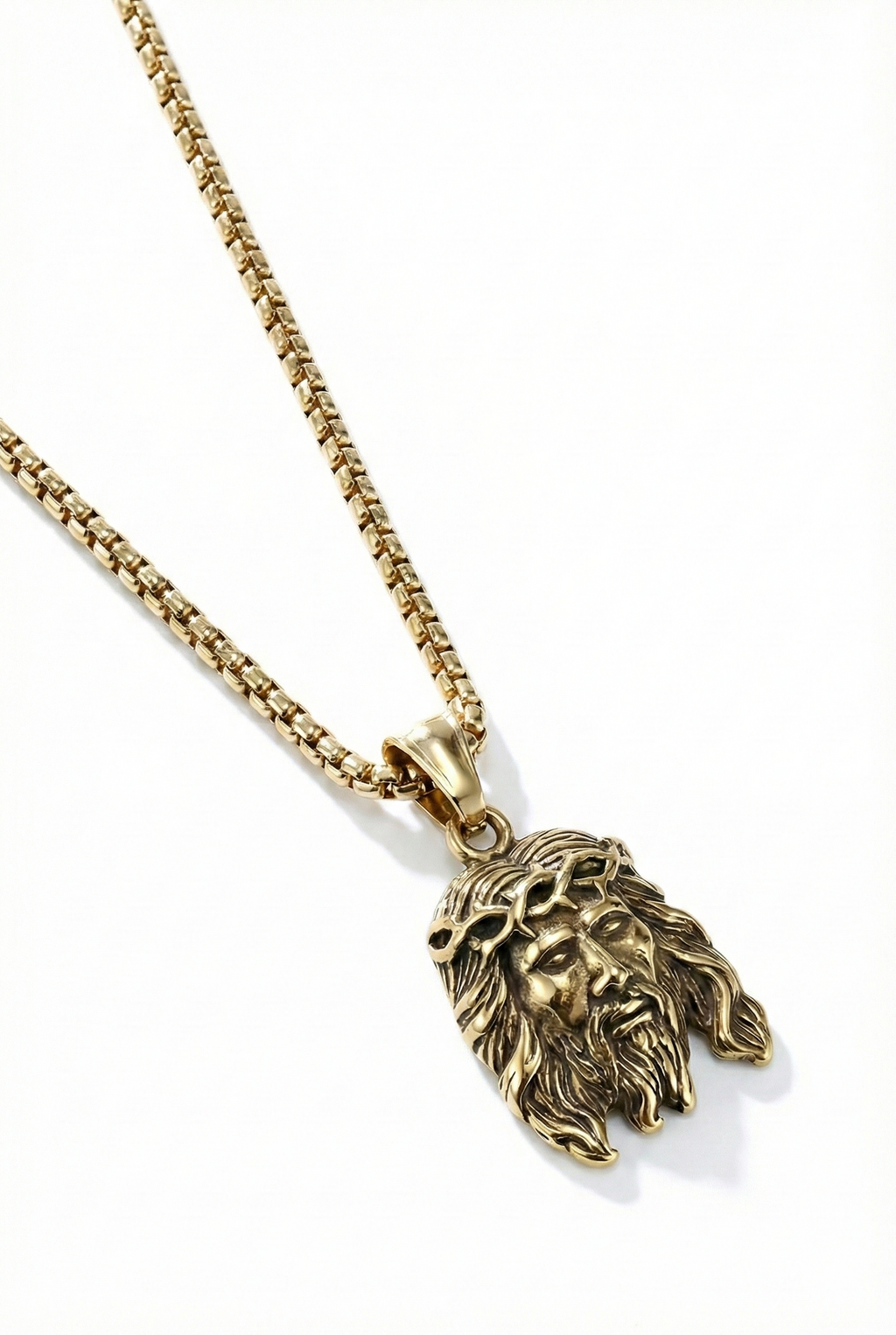 Collar Jesus2 Dorado