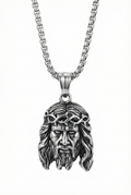Collar Jesus Plateado