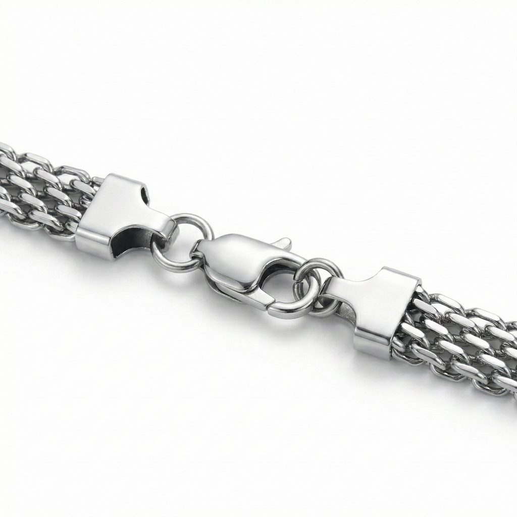 Pulsera Malla2 Plateado