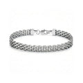Pulsera Malla Plateado