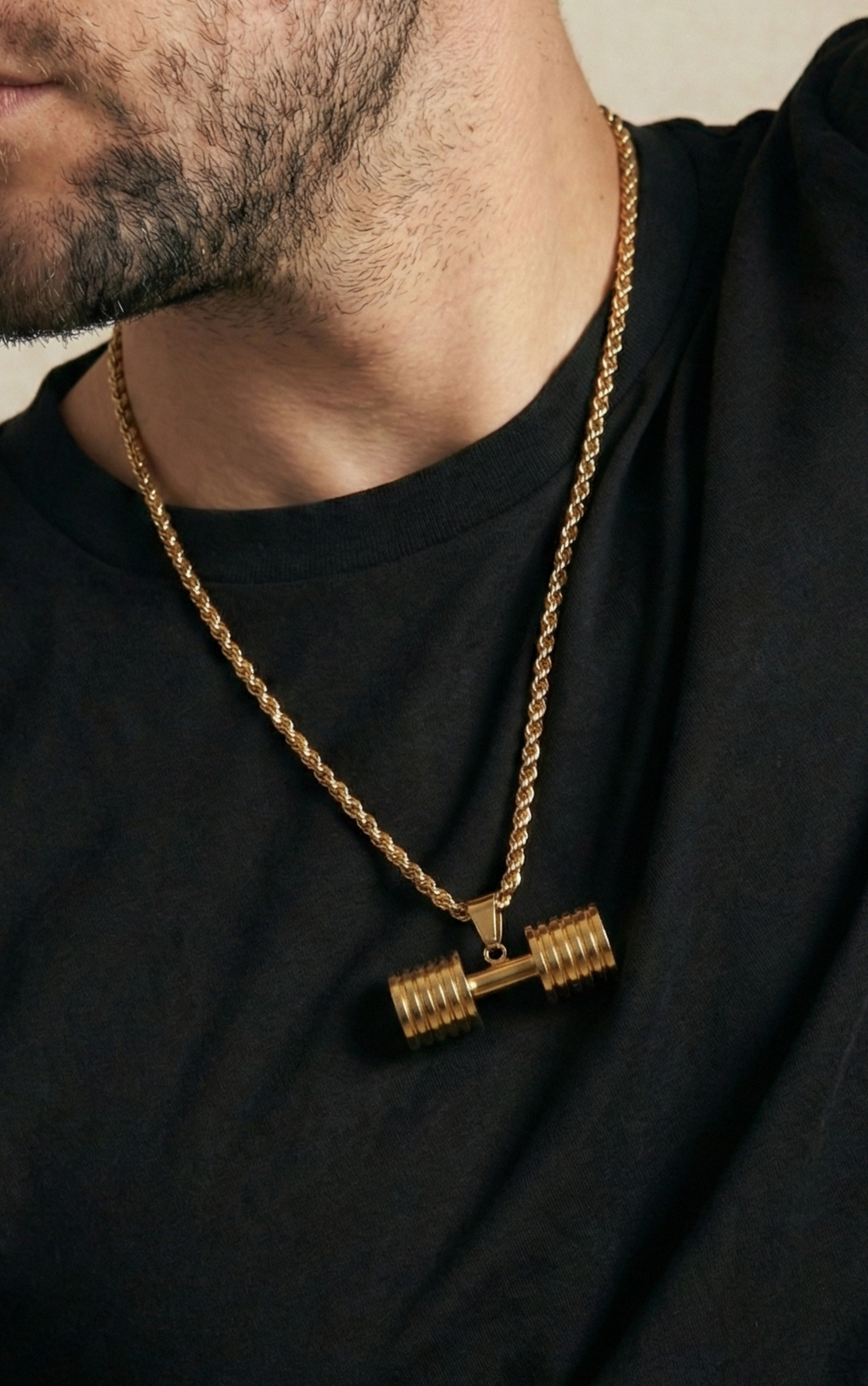 Collar Pesas3 Dorado