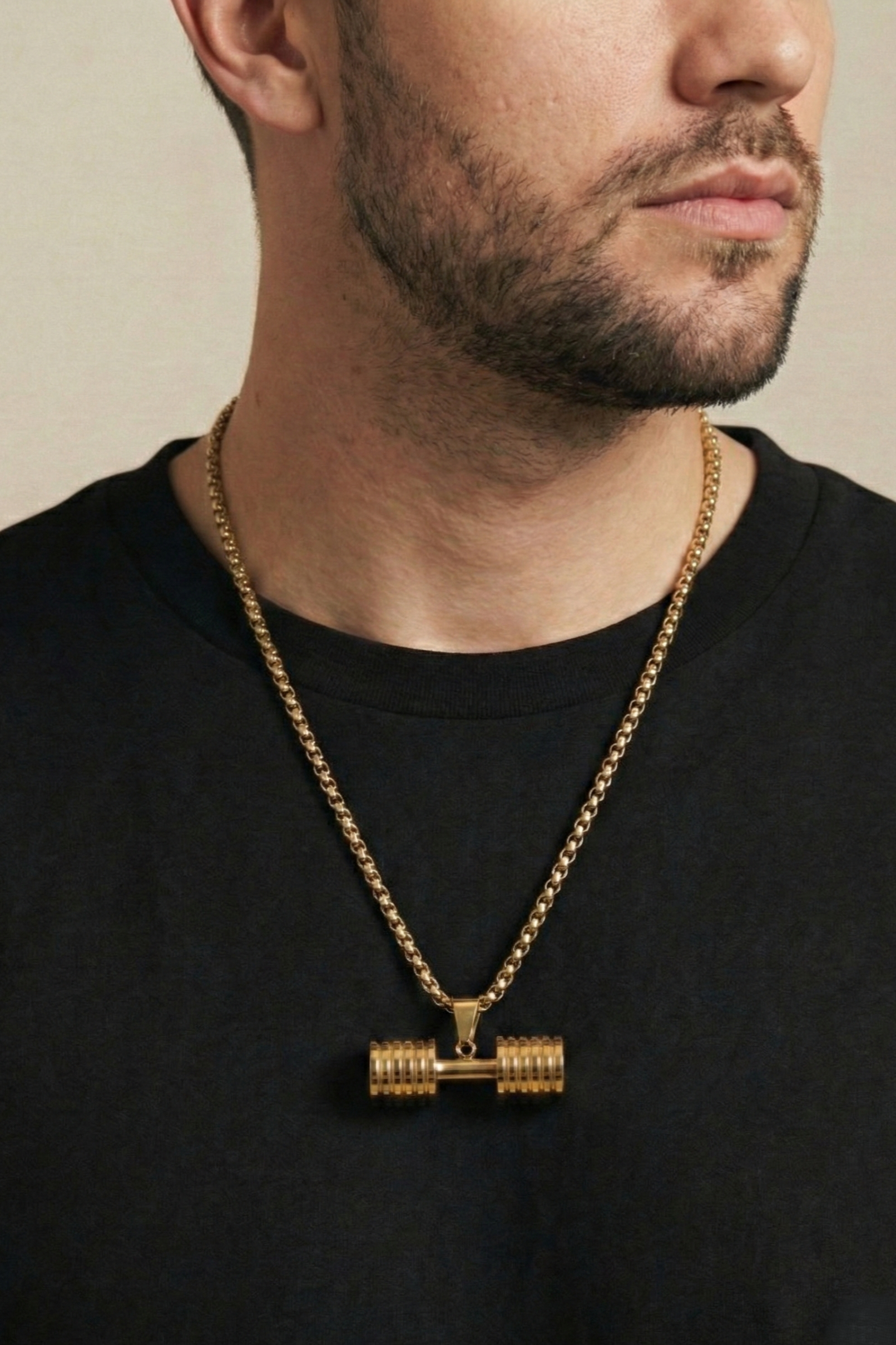 Collar Pesas4 Dorado