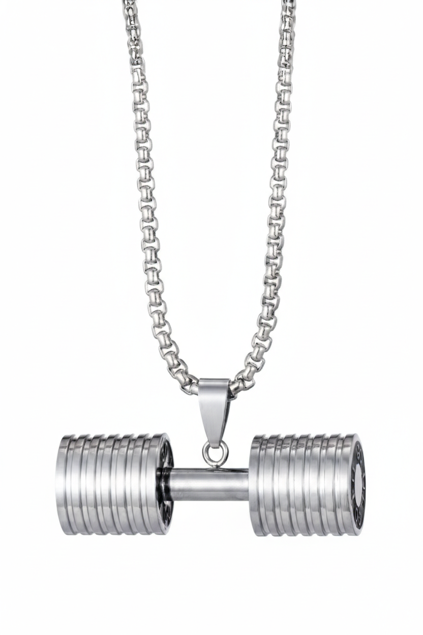 Collar Pesas Plateado