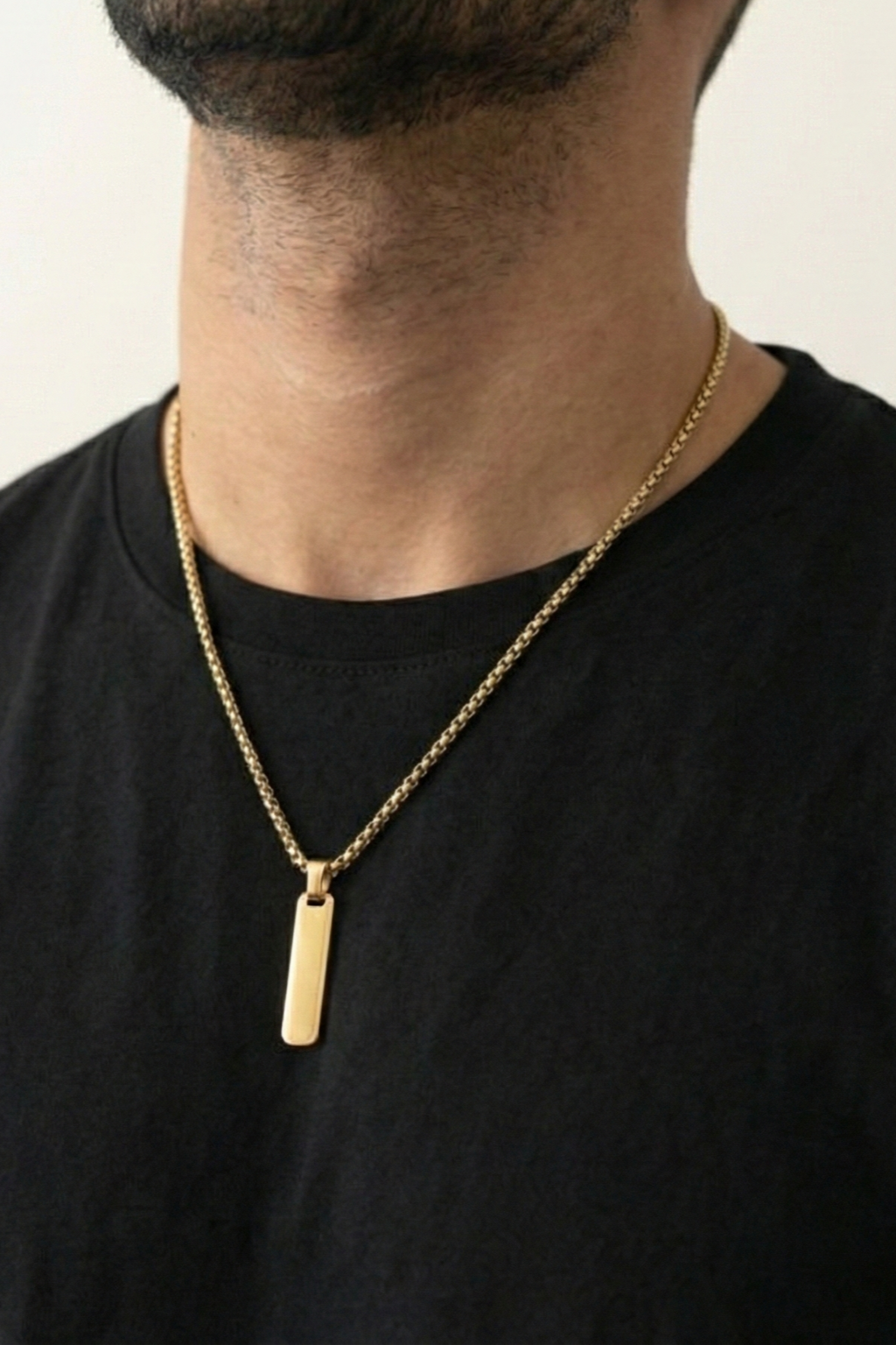 Collar Barra3 Dorado