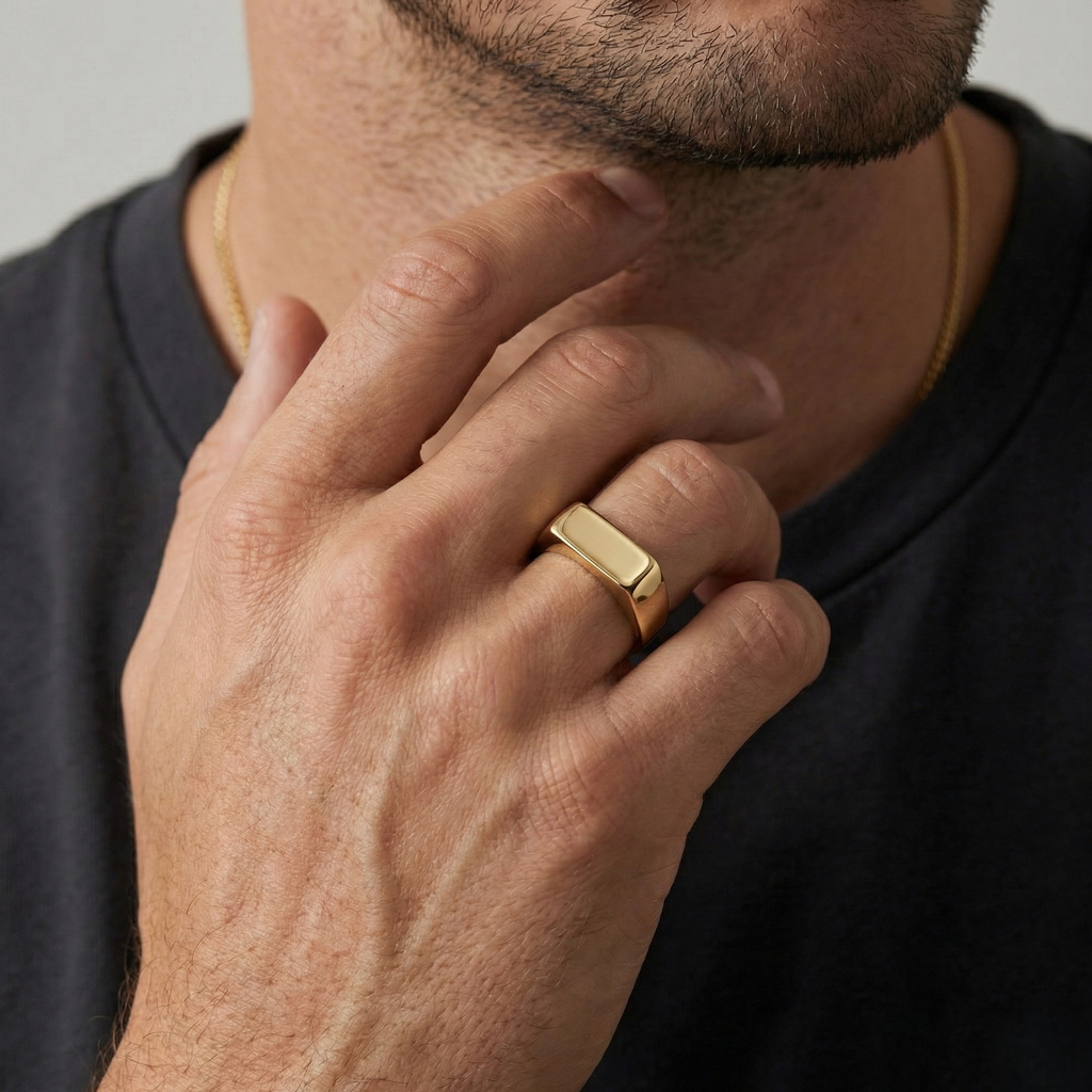 Anillo Slim4 Dorado