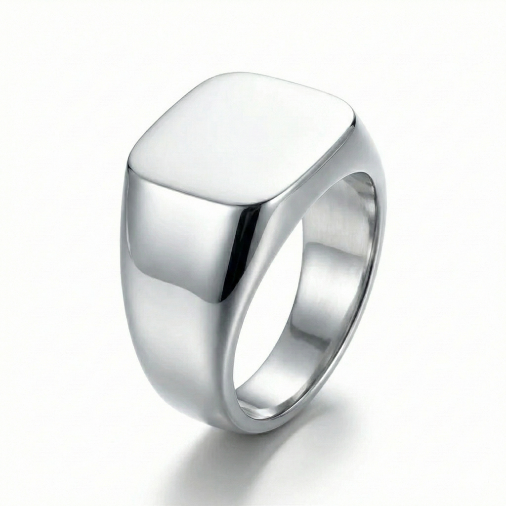 Anillo Cubo2 Plateado