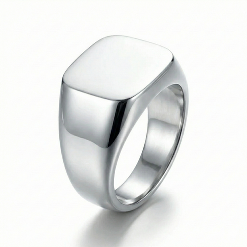 Anillo Cubo2 Plateado
