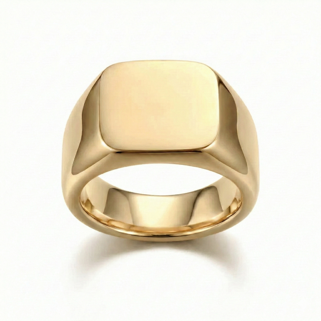 Anillo Cubo Dorado