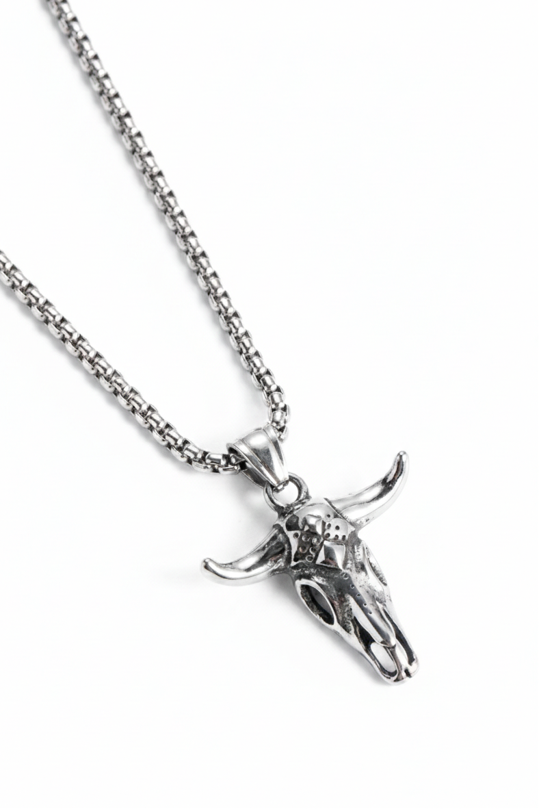 Collar Toro2 Plateado