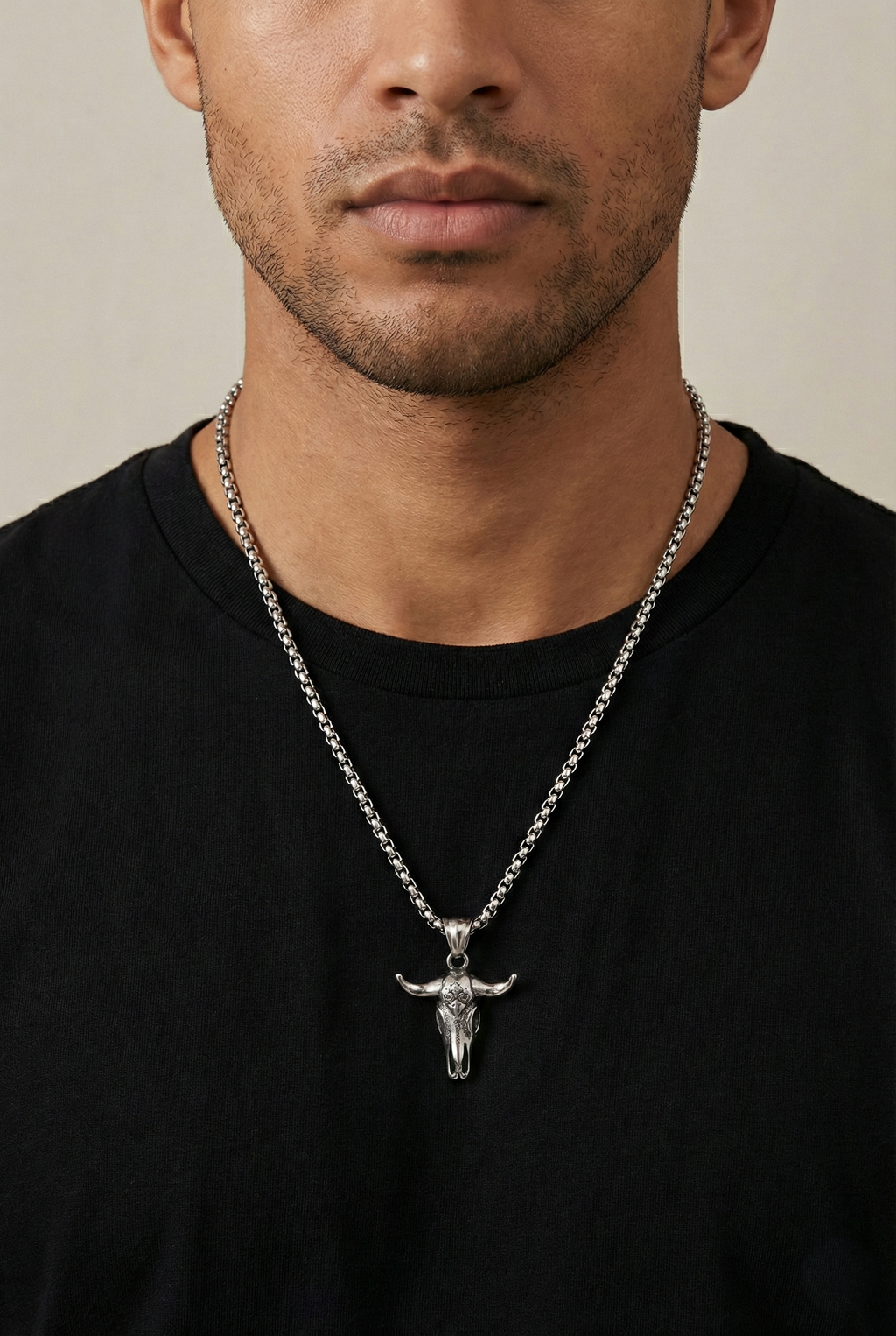 Collar Toro3 Plateado