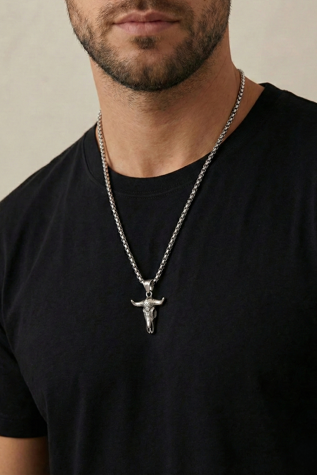 Collar Toro4 Plateado